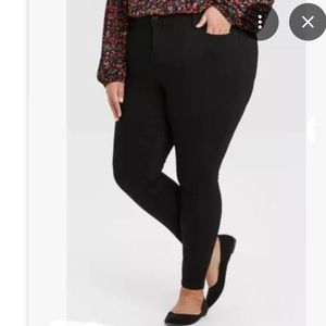 Ava & Viv size 24 mid rise skinny stretch jeans